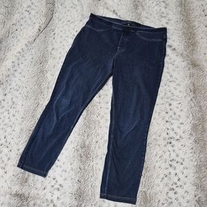 HUE M Denim Leggings - Dark Indigo